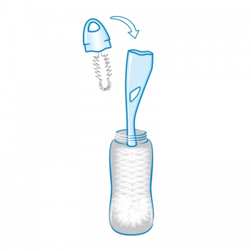 NUK 2 in 1 Bottle and Teat Brush | Made in France